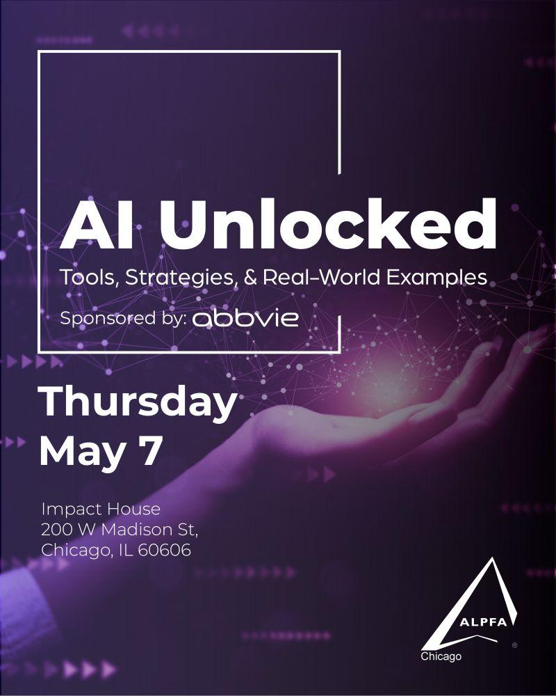 AI Unlocked: Tools, Strategies, & Real-World Examples Sponsored by AbbVie event photo